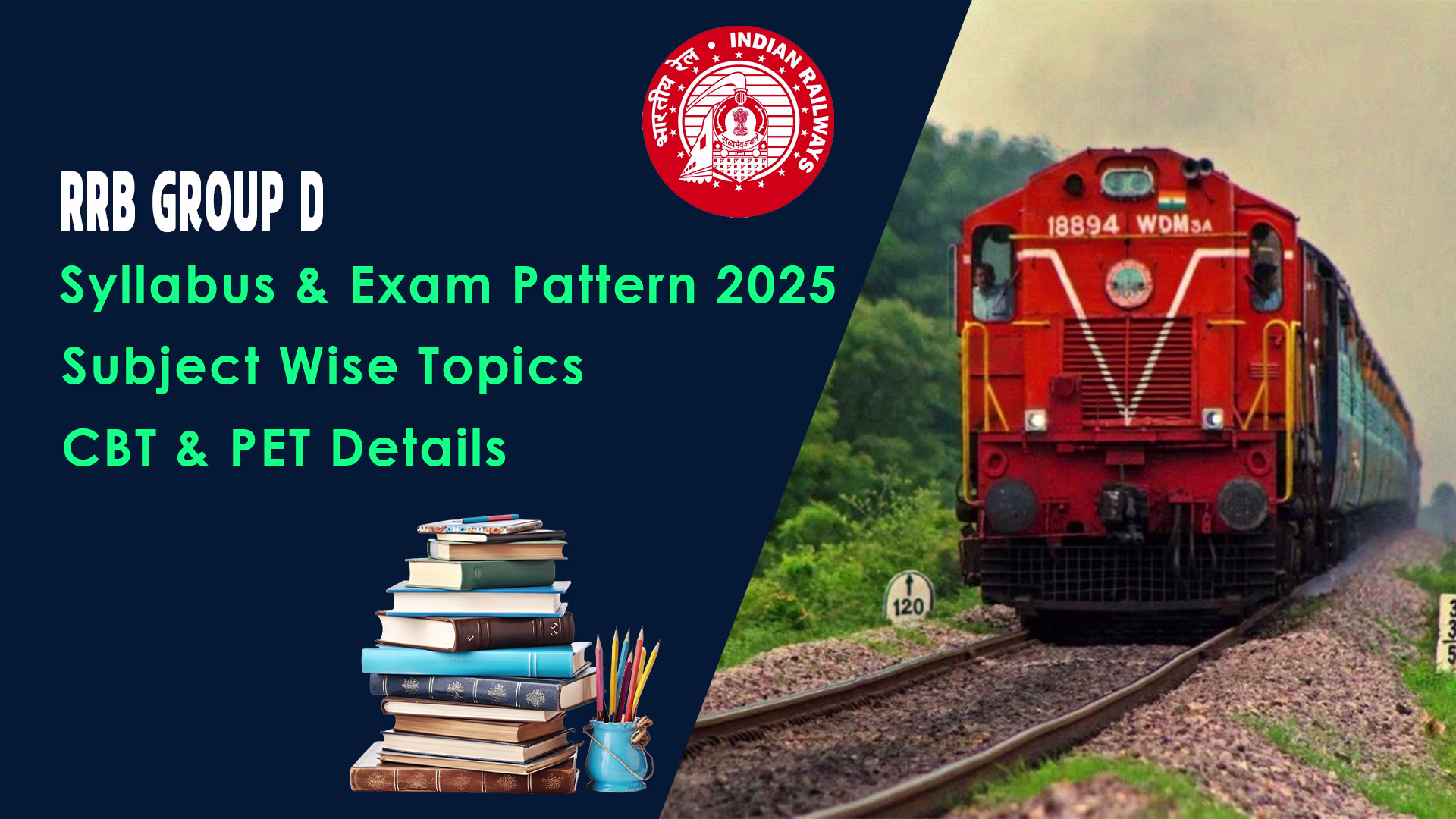 RRB Group D Syllabus & Exam Pattern 2025