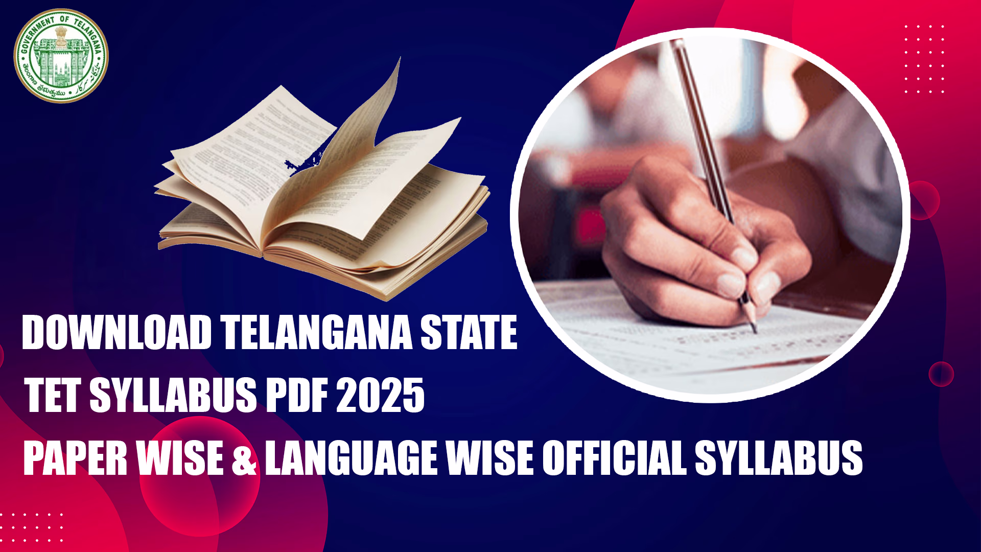 Download Telangana State TET Syllabus PDF 2025